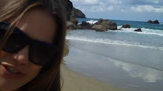 Cantabrian Sea beach in Northern Spain [upl. by Helprin]