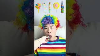 🌈🎉🤩🎧ASMR Rainbowthemed Mukbang  Perfect for Sleepimmersive asmr [upl. by Inod]