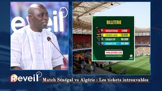 Match amical SénégalAlgérie  Mafia autour des ventes de billets…Cheikh T Gomis interpelle la FSF [upl. by Selin]