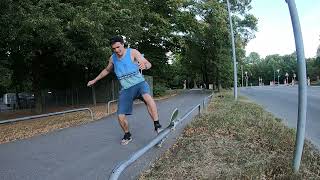 Skate the Handrails Stuttgart Maybachstraße try Ollie to 5050 [upl. by Milly]