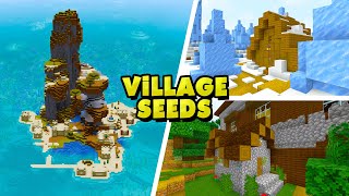 TOP 20 BEST NEW VILLAGE SEEDS For Minecraft 119 Minecraft Java Edition Seeds [upl. by Ian]