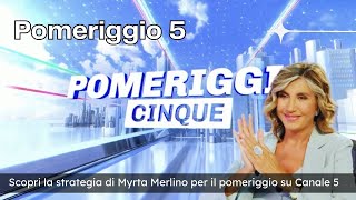 Pomeriggio 5 La decisione SHOCK di Myrta Merlino che ha scosso tutto il pomeriggio televisivo [upl. by Nannerb]