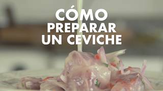 Cómo preparar un ceviche peruano  Viaja y Prueba con Luciano Mazzetti [upl. by Hakkeber]