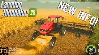 Farming Simulator 25 NEW INFORMATION FROM FARM CON [upl. by Malonis]