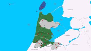 Topografie Provincie NoordHolland [upl. by Eneladgam]