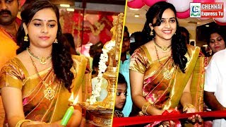 WOww  Gorgeous Cute Sri Divya  Exclusive  Grand Shop Opening  Chennai Express Tv [upl. by Sevein332]