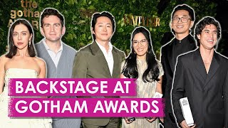 Gotham Awards 2023 See All the Stars Backstage [upl. by Ilwain]