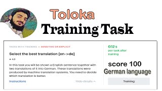 Select the best translation ende  training task 012  toloka new task  easysteps es [upl. by Hillari731]