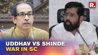 Maharashtra Political War SC To Hear Plea On Disqualification Of Sena MLAs  Uddhav Vs Shinde [upl. by Enra]