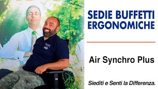 Sedia Ergonomica Buffetti da ufficio scopriamo insieme Air Synchro Plus [upl. by Tsirhc232]