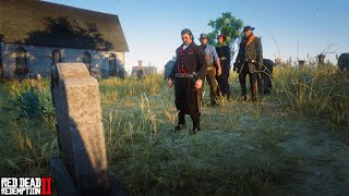 Dutch visits his Mothers Grave  RDR2 [upl. by Schacker]