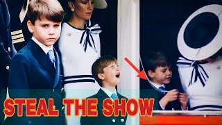 Prince Louis Stole Heart In Most Adorable Moments With Catherine At Trooping The Colors [upl. by Atilam]