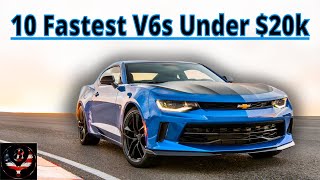 The 10 Fastest V6 American Cars Under 20k [upl. by Gutow]