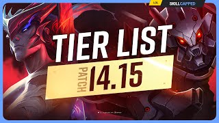 NEW TIER LIST for PATCH 1415  League of Legends [upl. by Comethuauc]