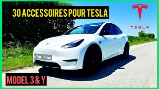 30 Accessoires pour Tesla Model 3 et Model Y [upl. by Torry]