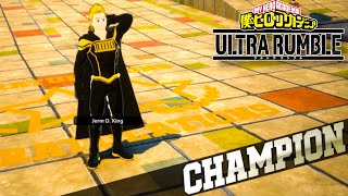 Team leaves wins anyways  Mirio 9 KOs 8000 Damage  My Hero Ultra Rumble [upl. by Nahtanhoj]