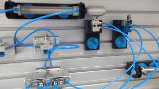 FESTO Basic Pneumatic Function [upl. by Grigson]