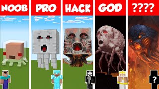 Minecraft REAL LIFE GHAST HOUSE BUILD CHALLENGE  NOOB vs PRO vs HACKER vs GOD  Animation [upl. by Lareena]