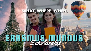 Erasmus Mundus Scholarship Full detail programs search and introduction [upl. by Ert69]