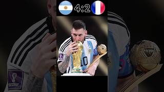 Argentina vs france 42 final world cup 2022 penalty shout  highlights football youtube shorts [upl. by Wilde633]