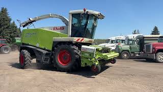 Claas Jaguar 850 forage harvester SN 49204769 Selling August 18 2024  wwwfraserauctioncom [upl. by Bianchi]