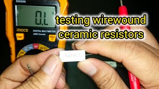 How to test ceramic resistors [upl. by Docile]