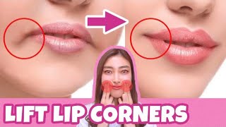 Lift Lip Corners Fix Droopy Mouth Corners Fat Around The Mouth Sagging CheeksNO SURGERY [upl. by Atis]