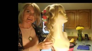 How to CURL a HEATRESISTANT SYNTHETIC wig [upl. by Arri]