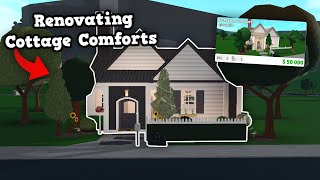 I Renovated Itsakeilas Cottage Comforts Prebuilt House in Bloxburg [upl. by Neumark]