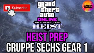 How to unlock the gruppe sechs gear  GTA ONLINE diamond Casino Heist The Big Con approach [upl. by Lemcke]