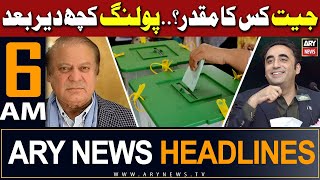 ARY News 6 AM Headlines 8th February 2024  Pakistan Election 2024 Exclusive Updates [upl. by Releyks]