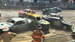 Schaghticoke Fair 6 Cylinder Demolition Derby Afternoon 9224 [upl. by Eseuqram]