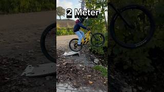 2 Meter Sprung geht schief🤕 mtb jump fail shorts [upl. by Atteuqaj]