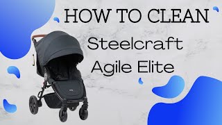 How to wash Steelcraft Agile Elite Remove amp Put on Fabrics [upl. by Meara]