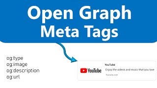 Use Open Graph Meta Tags to make your website uniquely identifiable when shared on social media [upl. by Eikcim]