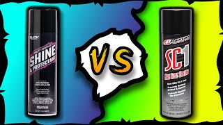 SLICK SHINE AND PROTECTANT VS MAXIMA SC1 HIGH GLOSS COATING  TEST AND REVIEW  BEST FINISH SPRAY [upl. by Ilojna804]