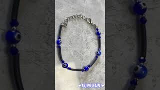 Armband Blau Schwarz Silber1599 EUR [upl. by Ditmore]