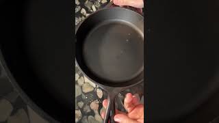 Comparing a vintage Lodge castiron skillet to a modern day Lodge skillet ￼ [upl. by Ettesus467]