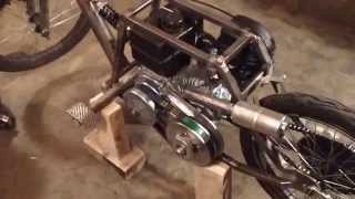 home made dirt bike 6 12 HP part 4 [upl. by Wentworth]