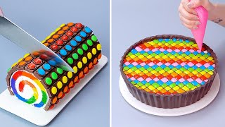 Satisfying POP IT Rainbow Cake Decorating Ideas  Fancy Chocolate Cake Decorating Tutorials [upl. by Tipton]