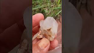 Finding Natural Quartz Crystal In River part 82 crystal [upl. by Talanta118]