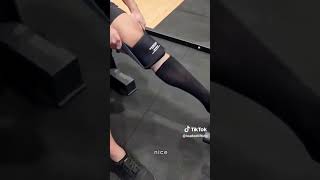 PRO TIP How to put on INSANELY STIFF Powerlifting Knee Sleeves [upl. by Maryann]