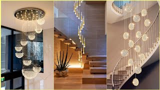 Top 50 Brilliant Staircase Lighting Design Ideas  Inspiring Stairwell Pendant Lights Options [upl. by Kala]