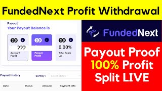 FundedNext PAYOUT PROOF  FundedNext Payout Withdrawal Process LIVE  100 Profit Split FundedNext [upl. by Giselbert13]