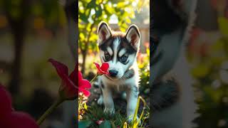 Life cycle of a Siberian husky shorts trending viralvideo siberianhusky animallife [upl. by Luhe]