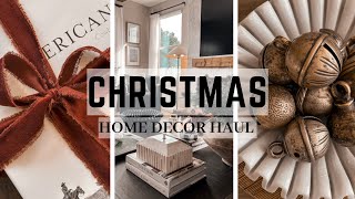 CHRISTMAS HOME DECOR HAUL  HOLIDAY  HOMEGOODS MCGEE amp CO KIRKLANDS  2024 [upl. by Johns]