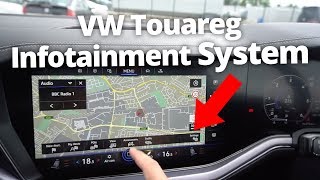 VW Touareg 2019 Infotainment System  Stable Lease [upl. by Ahsakal616]