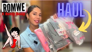 HAUL VERANO✨LO QUE PEDÍ VS LO QUE RECIBÍ 💋ROMWE X Betty Boop Mirianny [upl. by Hoopes133]