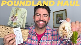 Poundland haul amp come shopping with me What’s new in homeware amp Easter 2024 🐣💐  MR CARRINGTON [upl. by Anelam21]