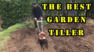 The best home garden tiller The Mantis tiller  cultivator [upl. by Nifares]